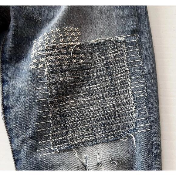 Abercrombie & Fitch Women SZ 25 x30 Super Skinny Jeans Signature Collection Punk - Picture 5 of 11